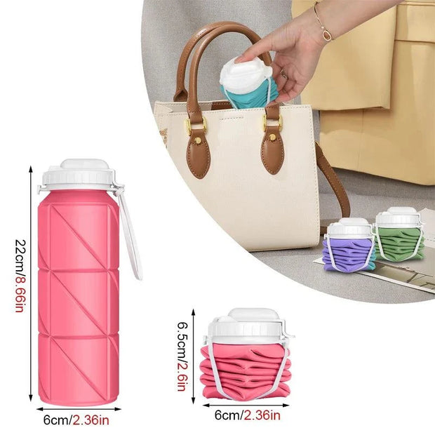 Bouteille pliante en Silicone
