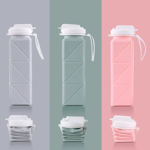 Bouteille pliante en Silicone