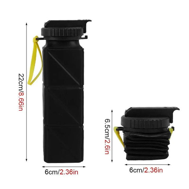 Bouteille pliante en Silicone