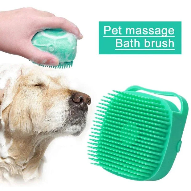 brosse à shampoing pour chien